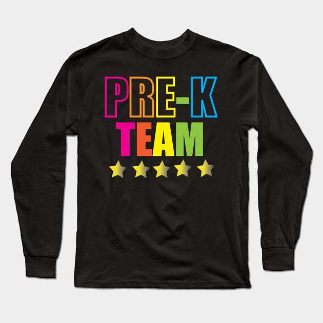 PRE-K TEAM funny Long Sleeve T-Shirt by nagatu